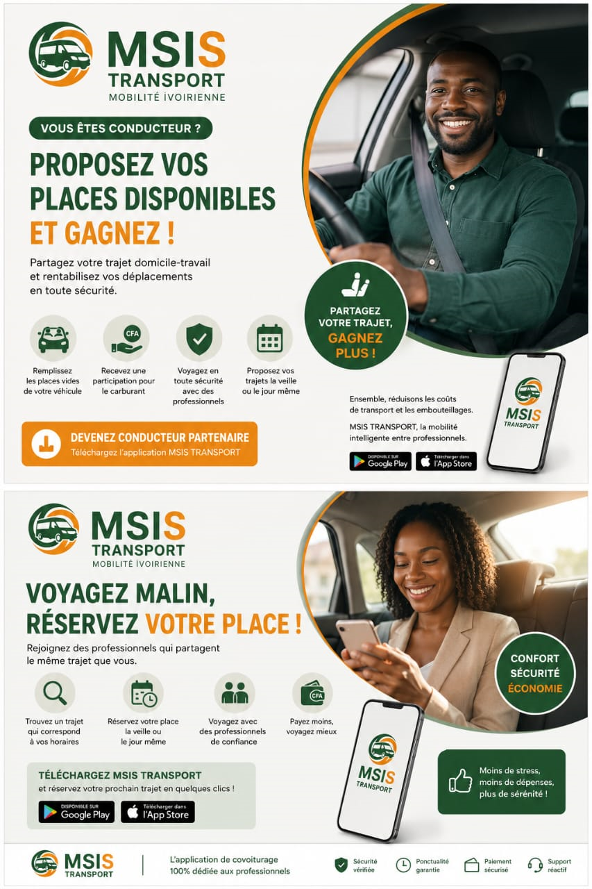 Covoiturage MSIS CI Transport